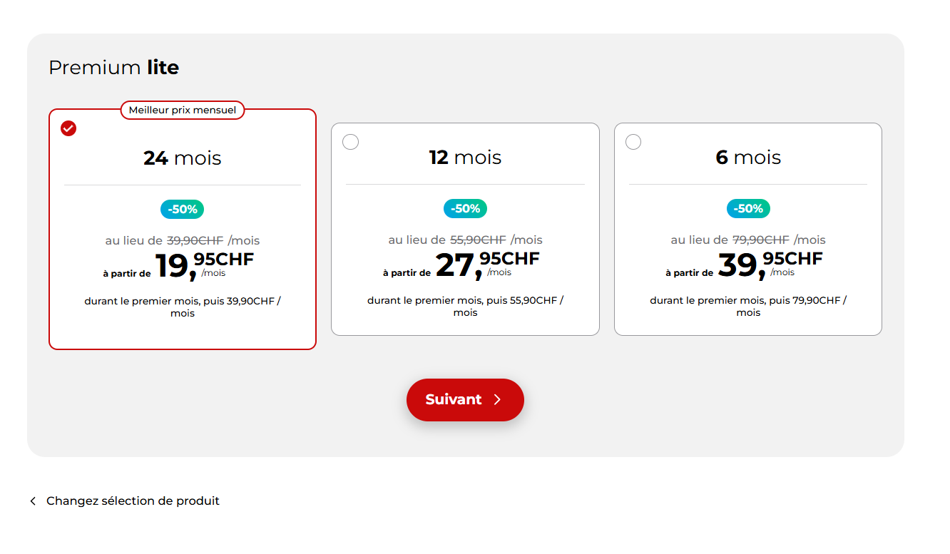 Parship Formule Premium lite